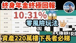 【香港年金計劃掂唔掂】終身派發保證現金｜表面平平無奇嘅回報｜隱藏咗嘅超高回報｜咩人先啱咁樣玩️（CC繁中字幕）