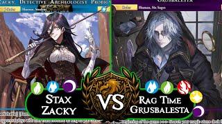 The Tempo Builds! Rag Time Grusbalesta Vs Stax Zacky Feature Match : Force of Will (TCG)