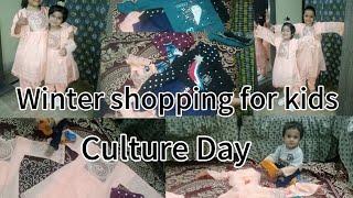 winter shopping for kids || culture day preparation || winter shopping hual.