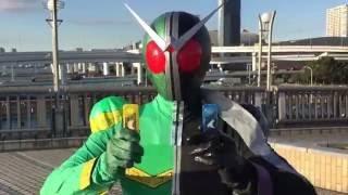 kamen rider w henshin in odaiba cosplay csm belt