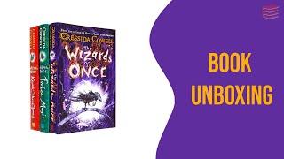 The Wizards Of Once 3 Book Set Collection (Hardback) by Cressida Cowell - Book Unboxing