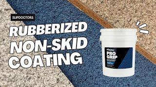 Pro Grip Rubberized Non-Skid Spray Coating (Base Grey) for Decks, Floors, Boats & Courts