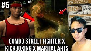 Menggabungkan Combo Street fighter + Kickboxing + Martial Arts | game Def jam fight for New York PS2