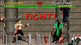 Mortal Kombat - Johnny Cage Vs Reptile (Arcade) Full game