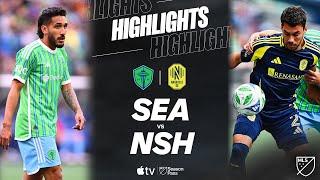 Seattle Sounders FC vs. Nashville SC | Full Match Highlights | 3 Goals in 15 Minutes!