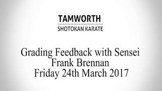 Tamworth Shotokan Karate Club - Grading Feedback (24th March 2017)