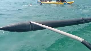 Abagatanen beach Resort pangasinan banana boat ride part 2