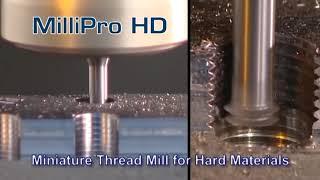 Vargus MilliPro HD - Miniature Thread Mills for Hardened Steel Machining