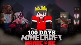 I Survived 100 Days on Zombie Apocalypse in Minecraft Hardcore (Hindi)