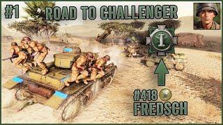 CoH3 1v1 | Narrated Gameplay | #1 Road To Challenger