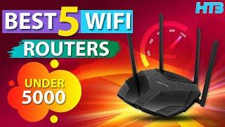 Top 5 Best Wi-Fi 6 Router under 5000 in 2023  Best Gigabit Router under 5000 for Home and Office