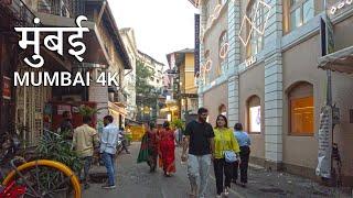 MUMBAI Kala Ghoda, Fort Walking Tour - India Walking Tour 4K (UHD)