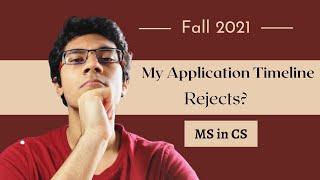 My Application Timeline for MS Fall 2021 | Why do MS in Canada