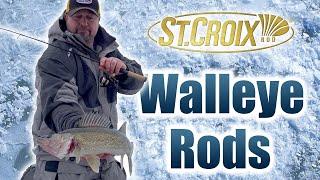 St. Croix Walleye Ice Rods