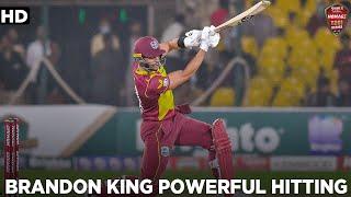 Brandon King Powerful Hitting | Pakistan vs West Indies | PCB | MK1L