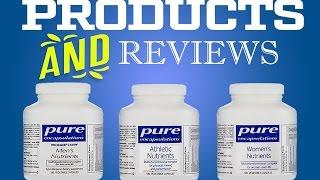 Pure Encapsulations Athletic Nutrients, Women's Nutrients and Men's Nutrients