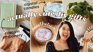 AESTHETIC DIY GIFTS PEOPLE *ACTUALLY* WANT | Crystal Candle, Custom Stationery, Planter Pot