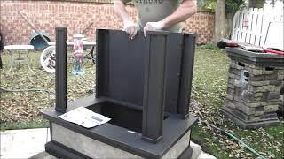 Unboxing - Outdoor fireplace assembly and review