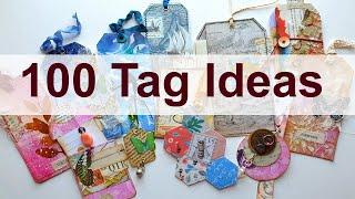 100 Tag Ideas #junkjournal #journalephemera