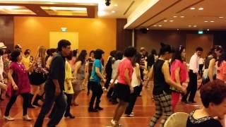 Amame video at Ng Jane D&D line dance party at SGCC