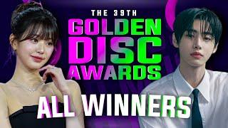 Golden Disc Awards 2025 Winners (Day 1 & Day 2)