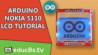 Arduino Tutorial: Nokia 5110 84x48 LCD display, how to drive with Arduino