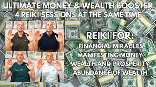 Ultimate Money and Wealth Booster | 4 Reiki Sessions at the same time