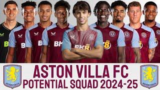 ASTON VILLA POTENTIAL SQUAD 2024/25 SEASON WITH JOAO FELIX | ASTON VILLA 2024/25 | PREMIER LEAGUE