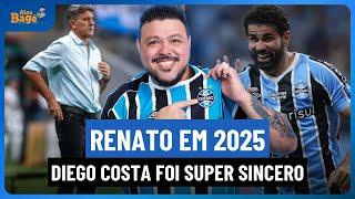 ️️ Cruzeiro queria Renato agora e a sinceridade de Diego Costa sobre renovação no Grêmio.