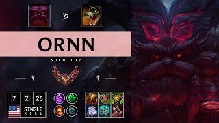 Ornn Top vs Renekton: Rampage - NA Grandmaster Patch 14.15