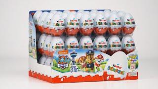 Kinder Surprise Eggs "Applaydu" Big unboxing 72 eggs! - Paw Patrol 2024