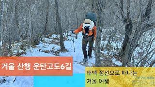 지금 가야할 겨울산행 운탄고도 6길!! 강원도 태백 정선 여행 추천!!