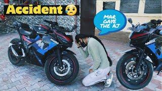 Shimla me fir se marte marte bach gaye  | Gixxer Sf Almost Dead | Bike Crashed