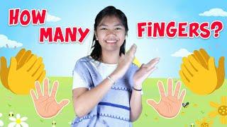 HOW MANY FINGERS with Actions and Lyrics NURSERY RHYMES  ACTION SONG FOR KIDS