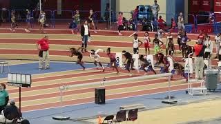 *New PR* Melanie Doggett 11-12 girls 60m final (8.02) - The Bama Showcase