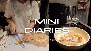 Mini Diaries in Singapore: Adulting, making protein bars and cooking dinner!