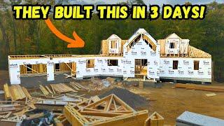 Building A Dream House! (You wont believe how quick it goes up!)