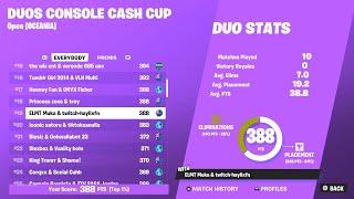 How We Qualified For The Duo Console Cash Cup