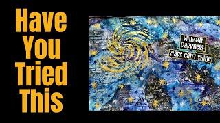 TRY THIS NOW  Mixed Media Art Journal Tutorial #artjournal #mixedmedia #stamperia