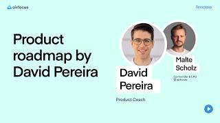 Product roadmap template by David Pereira