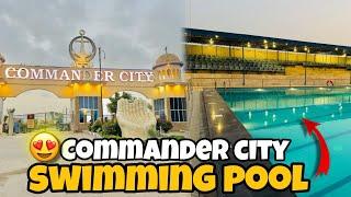 Commander city || swimming pool Bahut Must Hai || Commander City Farm House Tour 