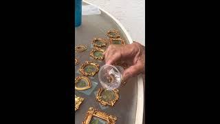 Putting my four-leaf clovers in resin frames