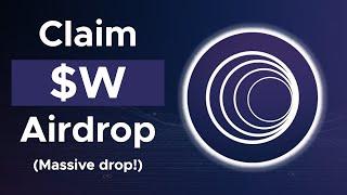 $W Airdrop Claim Tutorial (5min) | Massive Wormhole Airdrop!