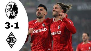 SC Freiburg 3-1 Borussia M'gladbach Highlights | Bundesliga 2024/2025