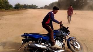 Gomia 360 Stunts with Pulsar 150cc  only on YouTube  "GHOST MAFIA"