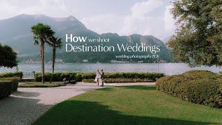 Stunning Lake Como Wedding Shoot REVEALED by UK Wedding Photographer!