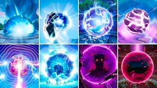 Evolution of the Zero Point in Fortnite (Season 4 - Season 27)