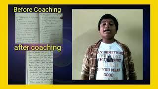 Handwriting coaching center. Kothagudem , telangana , India.