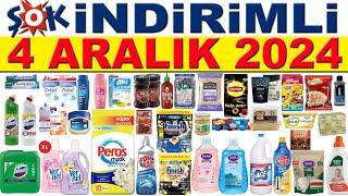 ŞOK 4 ARALIK 2024 İNDİRİMLİ TEMİZLİK VE GIDA ÜRÜNLERİ | ŞOKTA BU HAFTA DETERJAN & GIDA FİYATLARI