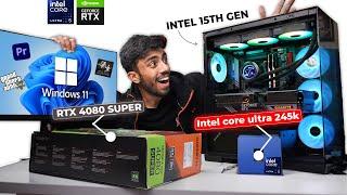 Intel 15th GEN PC Build! Core Ultra 245K With RTX @AORUSIndia Z890 - Gaming & Editing Live 